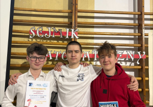 Sejmiku Matematycznym w naszej szkole.