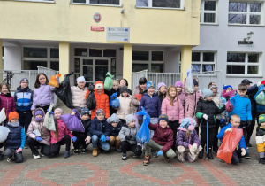 Akcja Galante Sprzątanie w klasach 1-3.