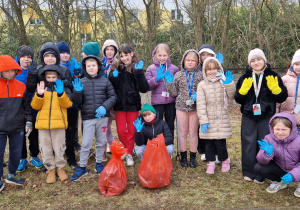 Akcja Galante Sprzątanie w klasach 1-3.