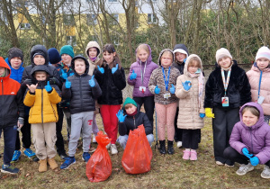 Akcja Galante Sprzątanie w klasach 1-3.