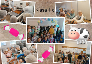 Klasa 1b i c w Fabryce Krówek.